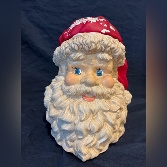 Vintage Department 56 Santa Cookie Jar